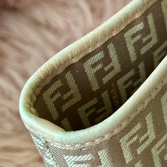 Fendi Monogram Tan Tote - Picture 6 of 15